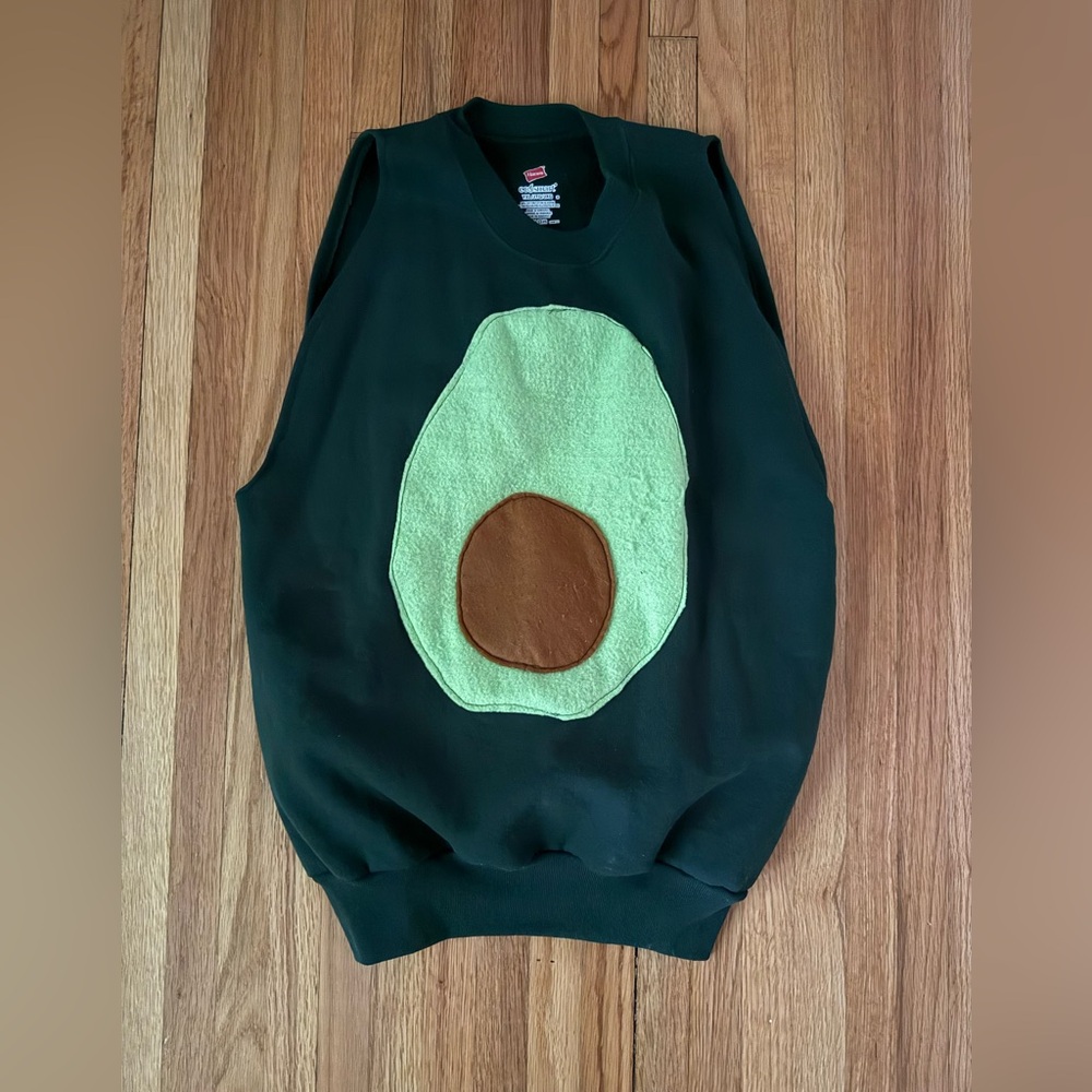 Kids Avocado Costume Homemade